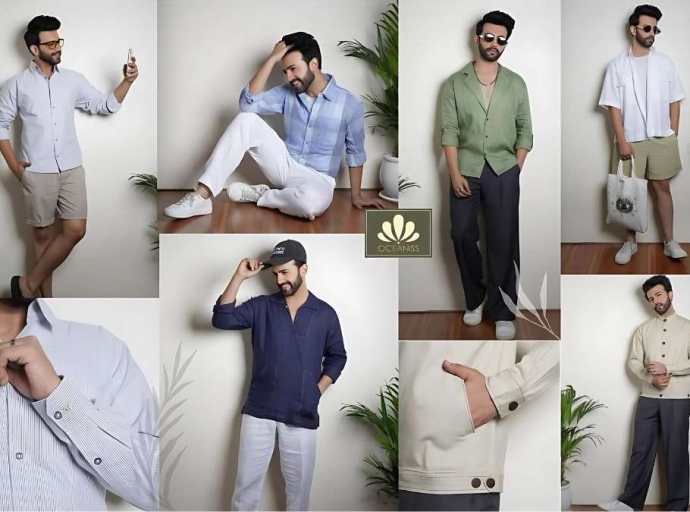 Oceaniss ventures into menswear with a six-piece shirt collection